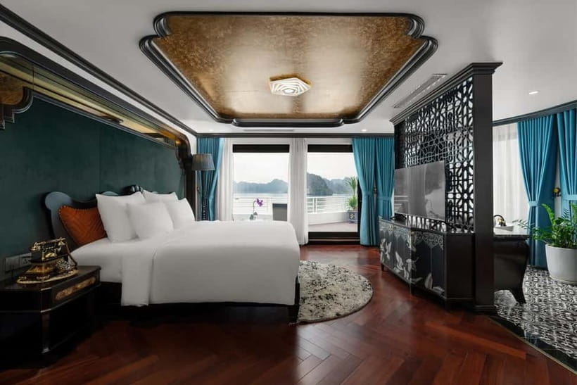 2D1N Halong Bay 6-Star Cruise: Fine Dining, Cave & Kayaking - Titop Island for a summit view or beach break
