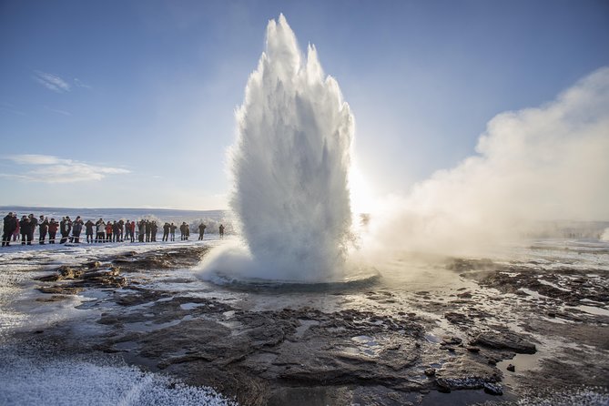 3-Day Ice Cave, South Coast, Golden Circle and Northern Lights - Day one: Thingvellir, Geysir, and Gullfoss