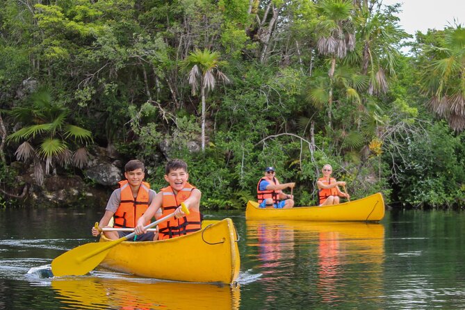4 Private Cenotes, Zip-Lines, Canoes & Mayan Village with Delicious Lunch - The four details that shape the day