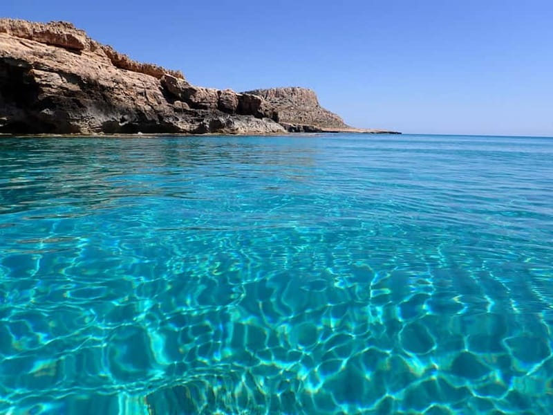 5-hour Cape Greco Caves kayaking + Snorkelling trip - What happens when the sea changes