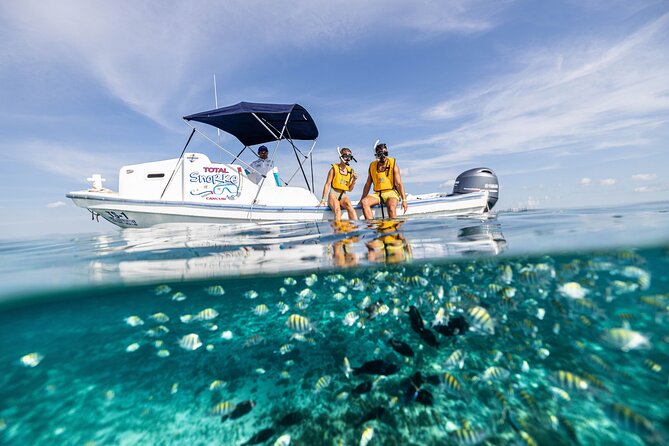 5-in-1 Cancun Snorkeling: Turtles, Reef, Musa, Shipwreck, Cenote - Meeting the crew in Cancun