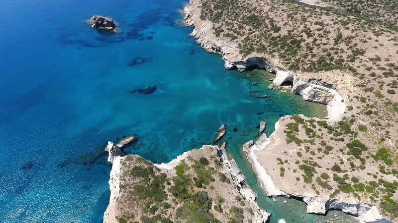 Adventurous Boat Tour to Kleftiko & Sykia Caves - Food, drinks, music, and equipment