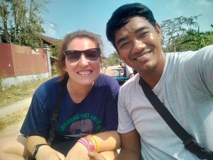 Afternoon Tour: Bamboo Train, Killing Cave &Bat Cave - Farms, fruit, and the suspension bridge