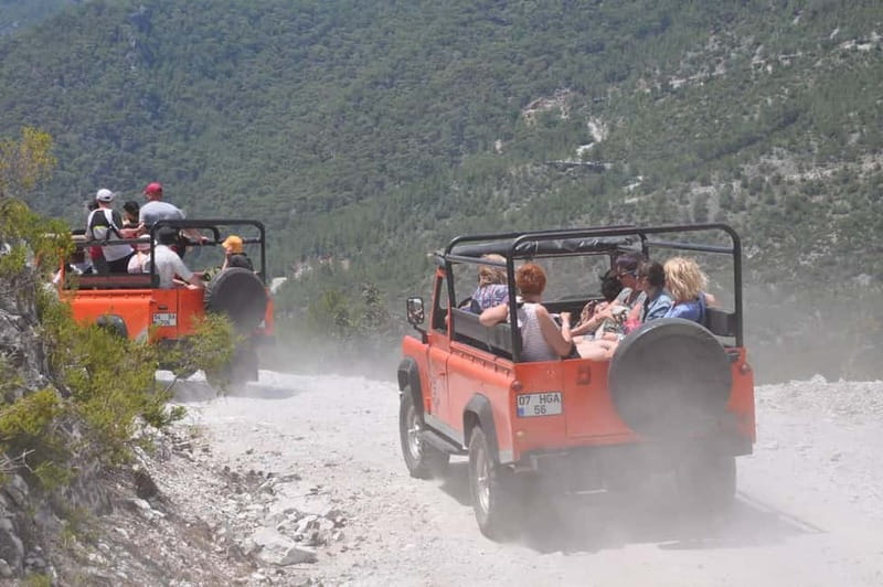 Alanya Jeep Safari: Dim Cave, River & Nature Adventure - Pickup, timing, and the shared jeep setup