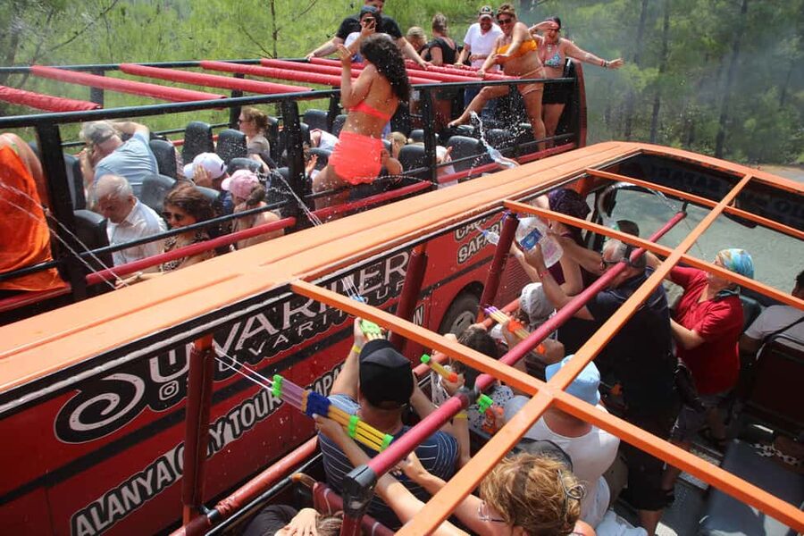 Alanya: Sapadere Canyon by Cabrio Bus w/ Cave & Lunch - Guides, drivers, and the mood onboard