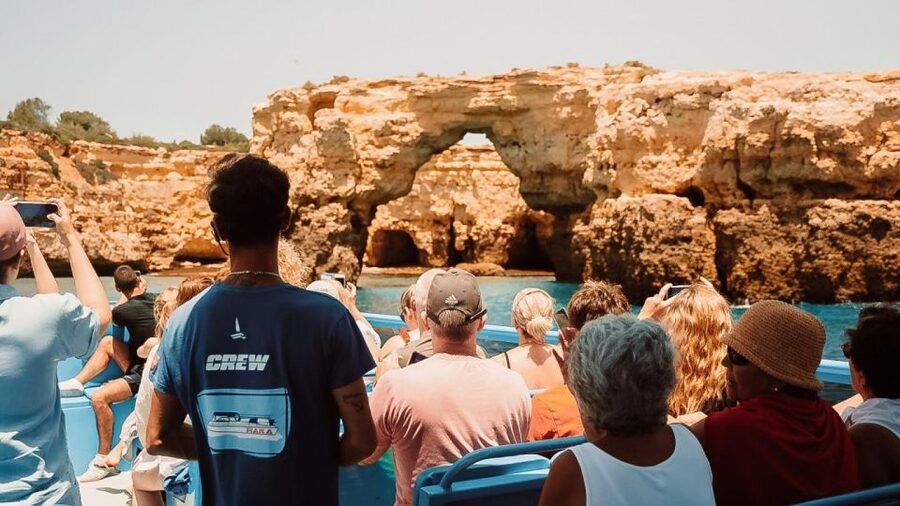 Albufeira: 2.5-Hour Dolphin Watching and Caves Trip - A quick swim in the Atlantic