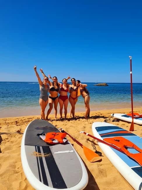 Albufeira: Caves and Beaches SUP Paddleboarding Tour - Key points at a glance