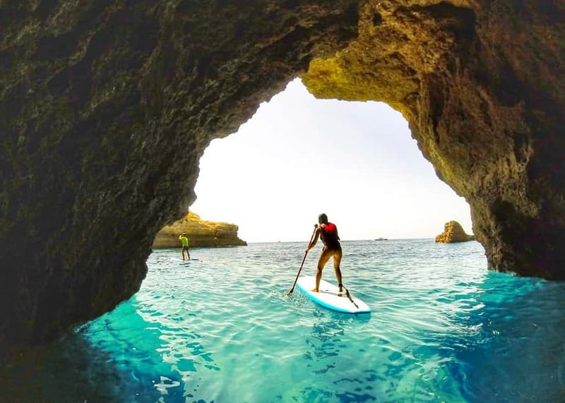 Albufeira: Caves and Beaches SUP Paddleboarding Tour - Starting on São Rafael Beach