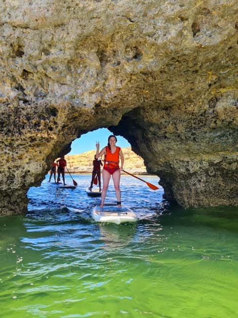 Albufeira: Caves and Beaches SUP Paddleboarding Tour - Paddling the Albufeira coast for 45 minutes