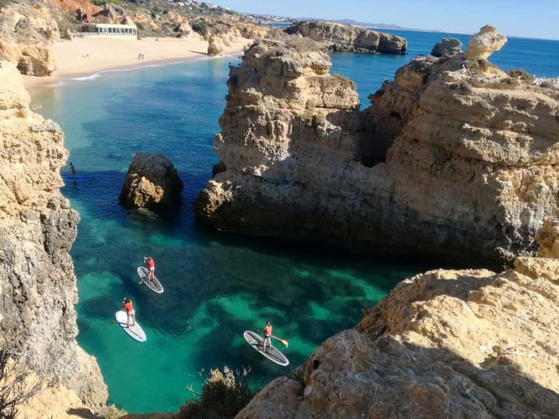 Albufeira: Caves and Beaches SUP Paddleboarding Tour - The first lesson: board control before scenery