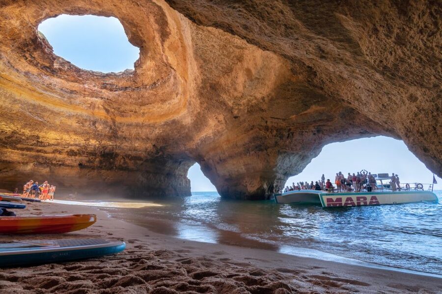 Albufeira: Caves and Coastline Catamaran Cruise to Benagil - Five things to know before booking