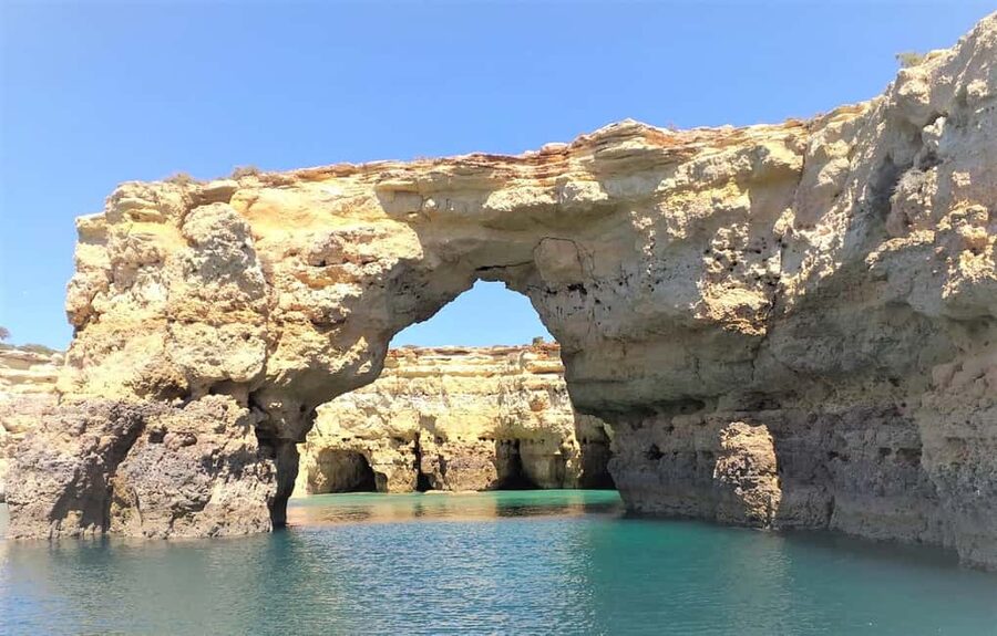 Albufeira: Dolphin Watching and Benagil Cave Boat Cruise - Swimming, spray, and changing sea conditions