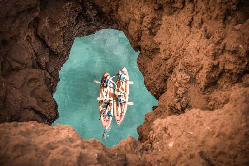 Albufeira: Hidden Beaches & Cliffs Guided Kayak Cave Tour - Key points to know before you paddle