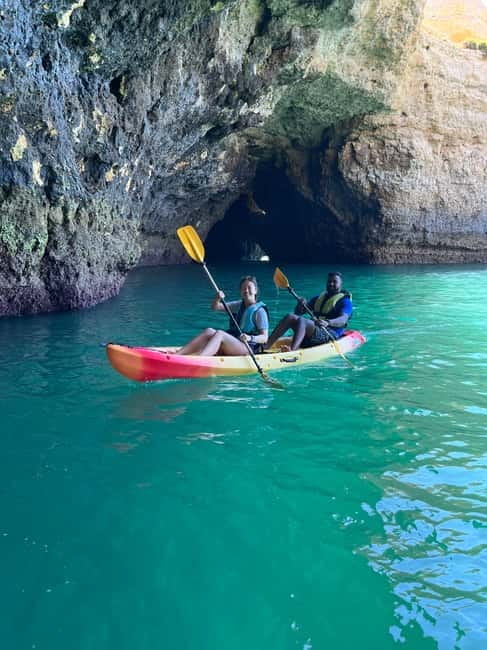 Albufeira: Hidden Beaches & Cliffs Guided Kayak Cave Tour - Small details that make the day easier