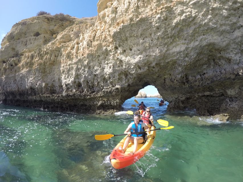 Albufeira: Hidden Beaches & Cliffs Guided Kayak Cave Tour - What the $41 price really covers