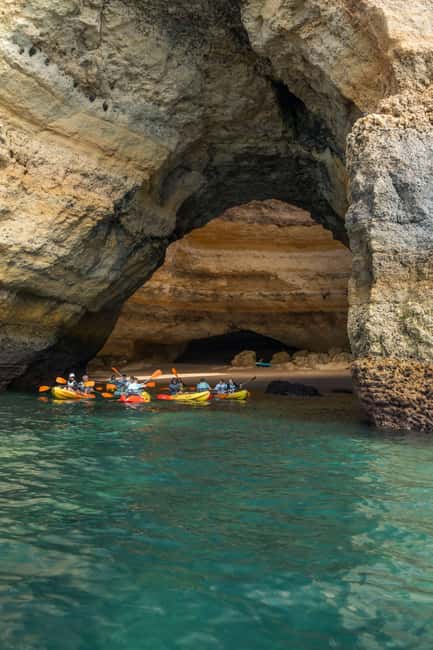 Albufeira Marina: Benagil Cave to Marinha Beach Kayak Tour - Key points to know before booking