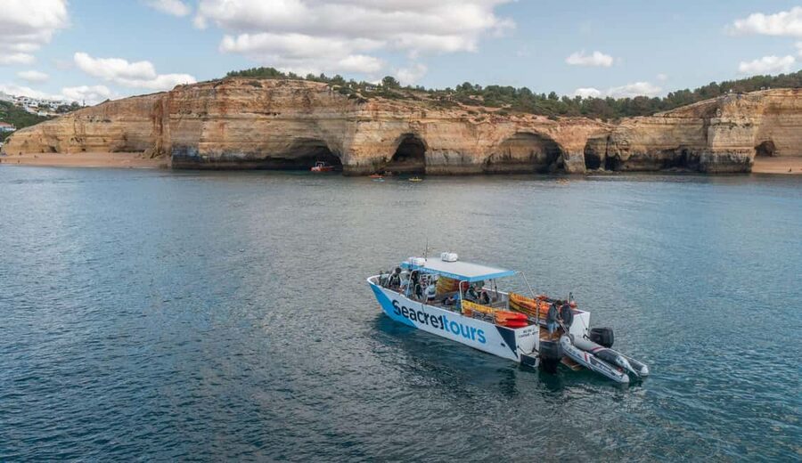 Albufeira Marina: Benagil Cave to Marinha Beach Kayak Tour - From Albufeira Marina to the Benagil coast