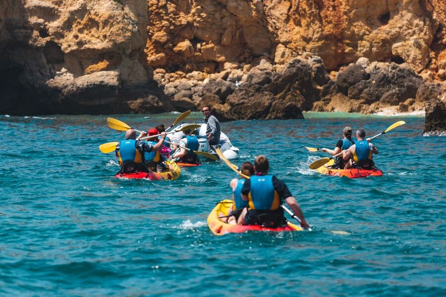 Albufeira Marina: Benagil Cave to Marinha Beach Kayak Tour - What $57 includes, and what it does not