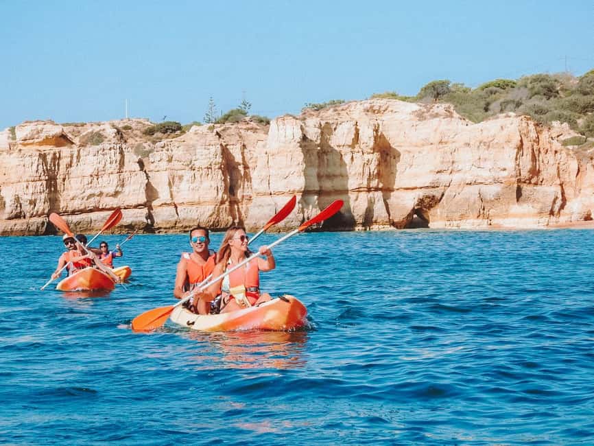 Albufeira: Secret Caves & Beaches Kayak Tour with Swim Stop - Key points at a glance