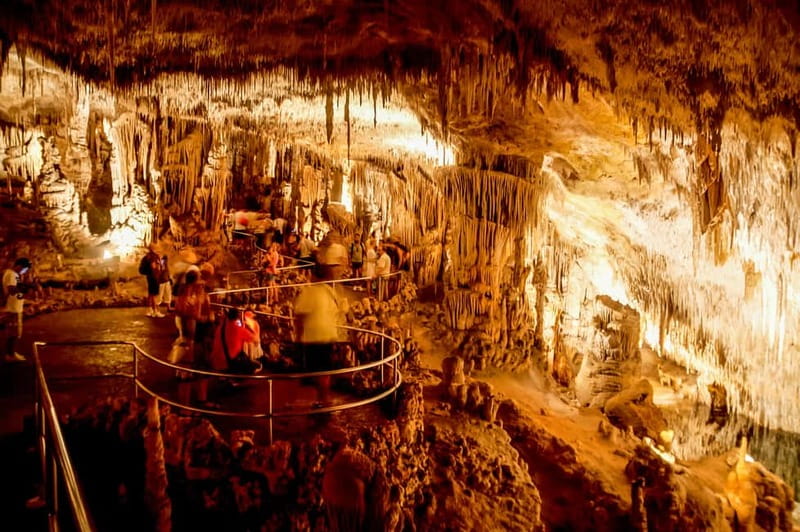 Alcudia: Caves of Drach Tour from the North with Boat Trip - The Boat Ride Across Lake Martel