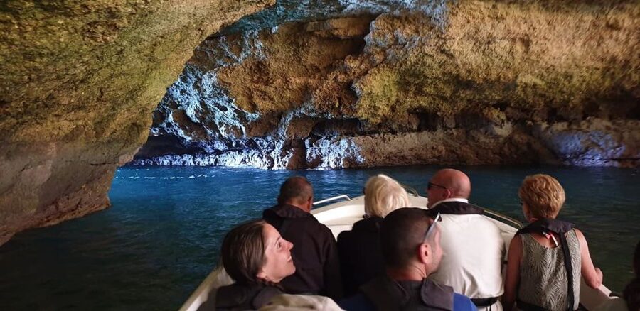 Algarve: Benagil Cave Boat Tour and Algarseco Coastal Walk - Algar Seco, where cliffs turn into a boardwalk