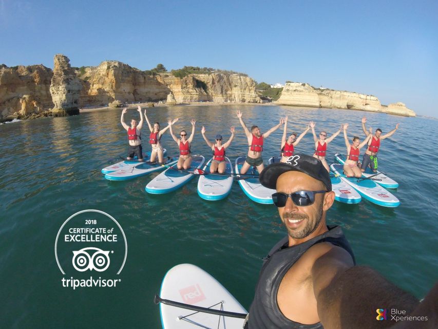 Algarve: Benagil Caves SUP Tour since 2016 - Fossils, photos, and the paddle back