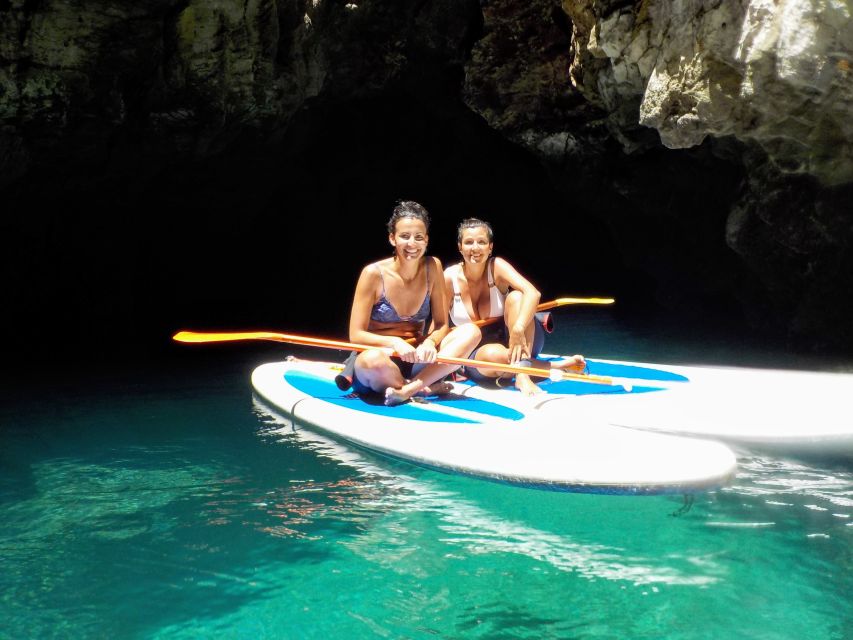 Algarve: Stand Up Paddle Tour w/ Snorkeling to Ingrina Caves - Cliff jumps for the bold, easy swimming for everyone else