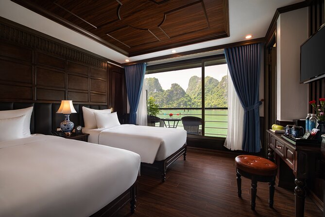 All-Inclusive 3 Day/2 Night Halong Luxury Cruise Meals, Cave, Kayaking, Swimming - Day two is the main reason to choose three days