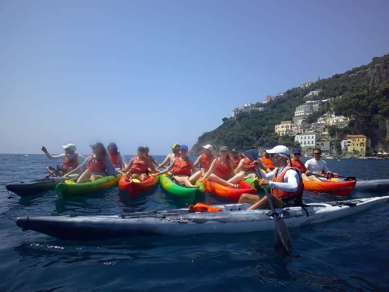 Amalfi Coast: Kayak, Snorkeling, Pandora Cave & Hidden Beach - The return to Maiori from a different angle