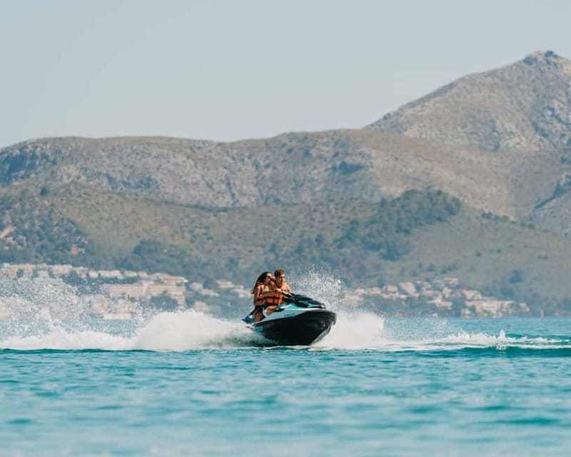 Andratx: Jet Ski Tour with Cave Visits and free Photos - Cala en Basset brings a welcome pause