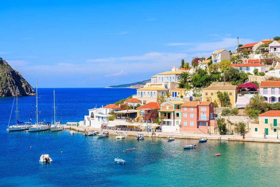 Argostoli: Explore Fiskardo, Myrtos Beach, Melissani Cave - Coach comfort, guides, and the mountain roads