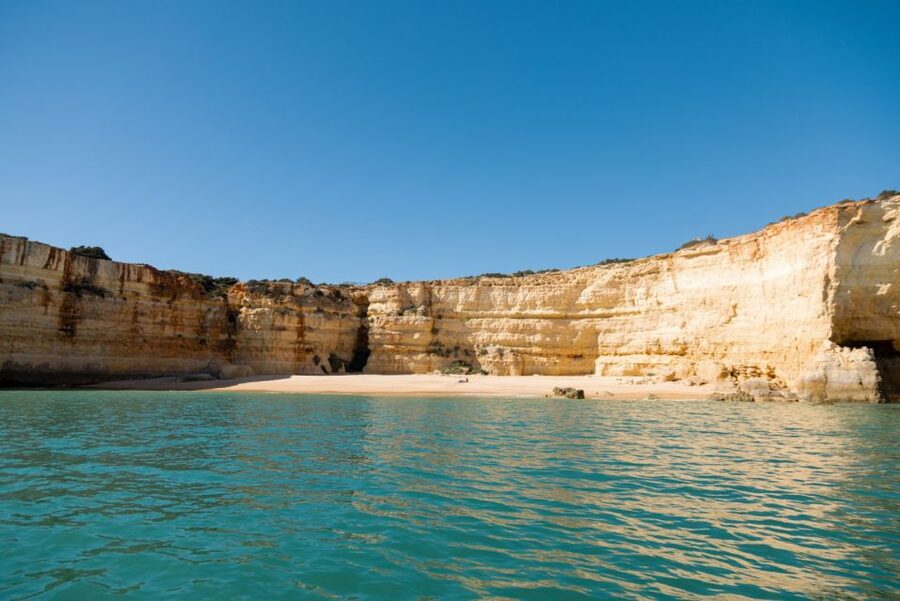 Armação de Pêra: Benagil Caves and Secret Beaches Boat Trip - Marinha Beach and its famous arches