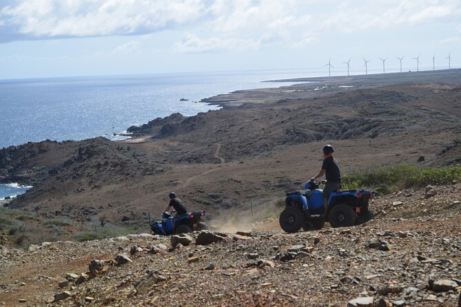 Aruba Off-Road ATV Tour with Cave Pool Swim - Black Stone Beach and the Northern Coast
