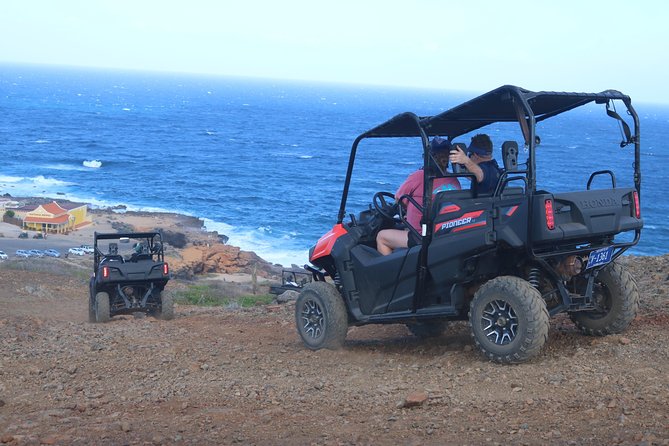 Aruba UTV, ATV Adventure to Secret Beach and Cave Pool - The California Lighthouse viewpoint