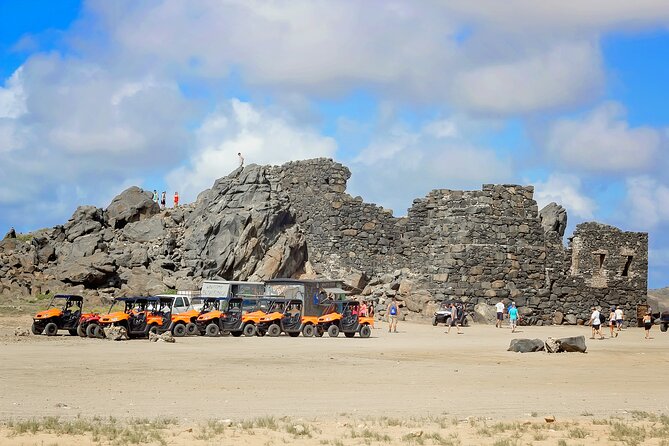 Aruba UTV Tour with Natural Cave Pool and Cliff Jumping - Bushiribana Ruins add real context