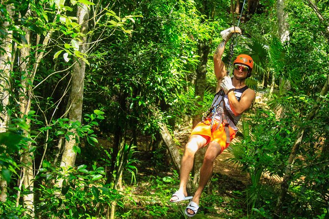 ATV Adventure, Interactive Bridges, Ziplines, Cenote and Lunch - Hanging bridges and the move to the ATVs