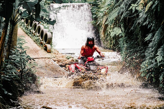 ATV Quad Bike Bali with Waterfall Gorilla Cave and Lunch - Lunch beside the rice terraces