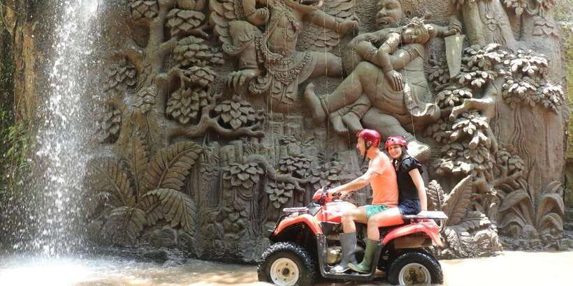 Bali: ATV Gorilla Cave, Ubud Monkey Forest, & Waterfall Tour - Starting with the 105-minute ATV ride