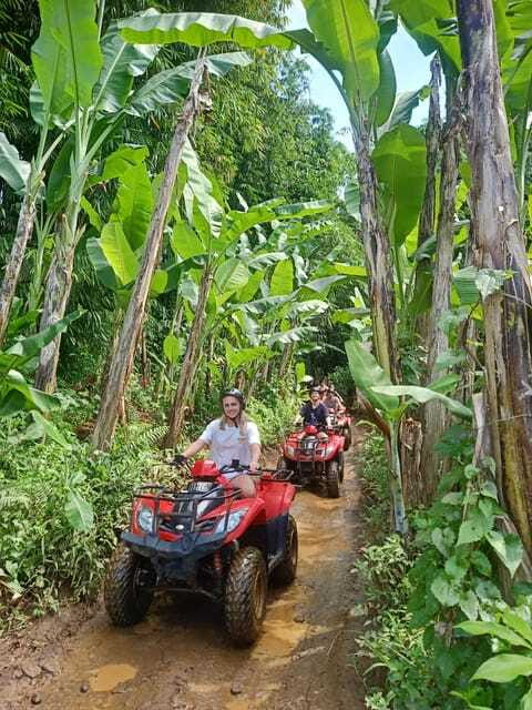 Bali: Gorilla Cave Quad Bike Tour & Cretya Infinity Pool - Safety, age rules, and comfort