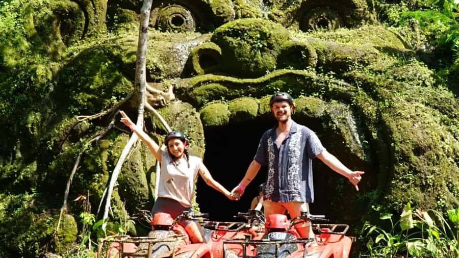 Bali: Waterfall Gorilla Cave ATV & Ubud Rafting Trip & Lunch - The guide support and group experience
