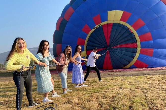 Balloon Flight + Breakfast in a cave + Pick up CDMX + Pyramids - Maguey, pulque, tequila, and local stone
