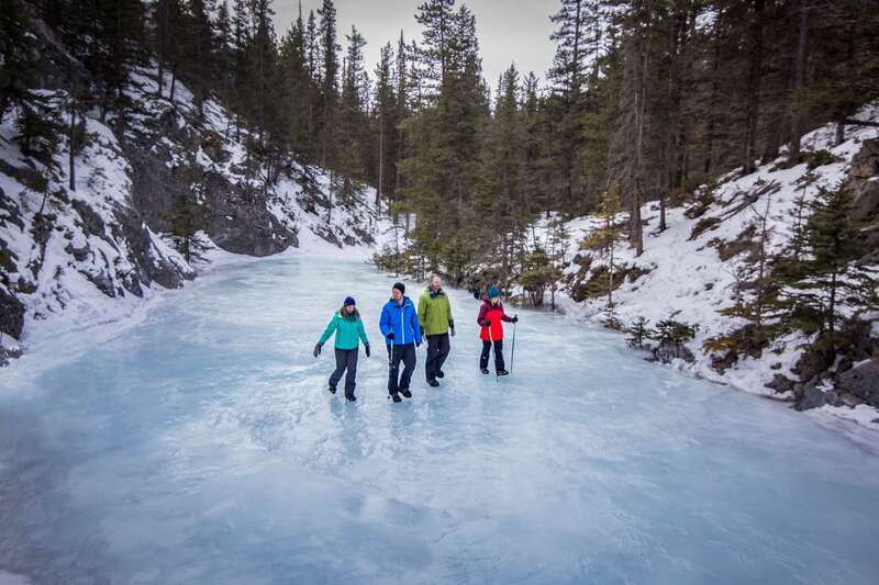 Banff: Grotto Canyon Icewalk - From Banff to the Grotto Canyon trailhead