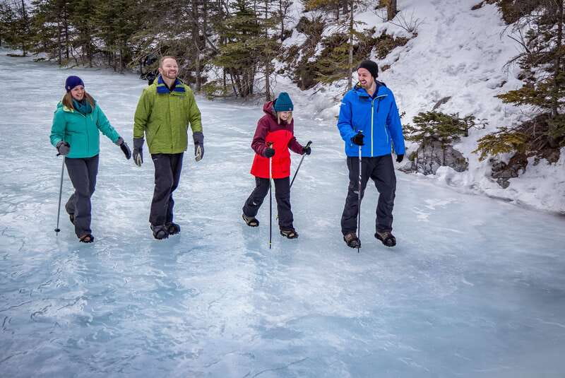 Banff: Grotto Canyon Icewalk - Ancient pictographs and Bow Valley stories