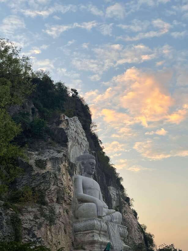 Battambang: Bamboo Train, Bat Cave and Killing Cave Tour - Along the river, through villages and across a suspension bridge