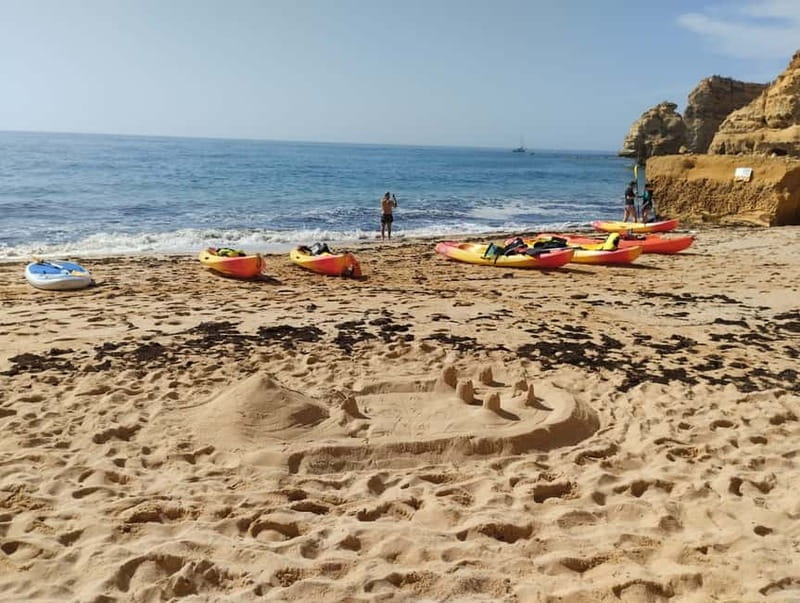 Benagil: Cave and Sea Caves Guided Kayak Tour - Starting at Benagil Beach with a clear safety briefing