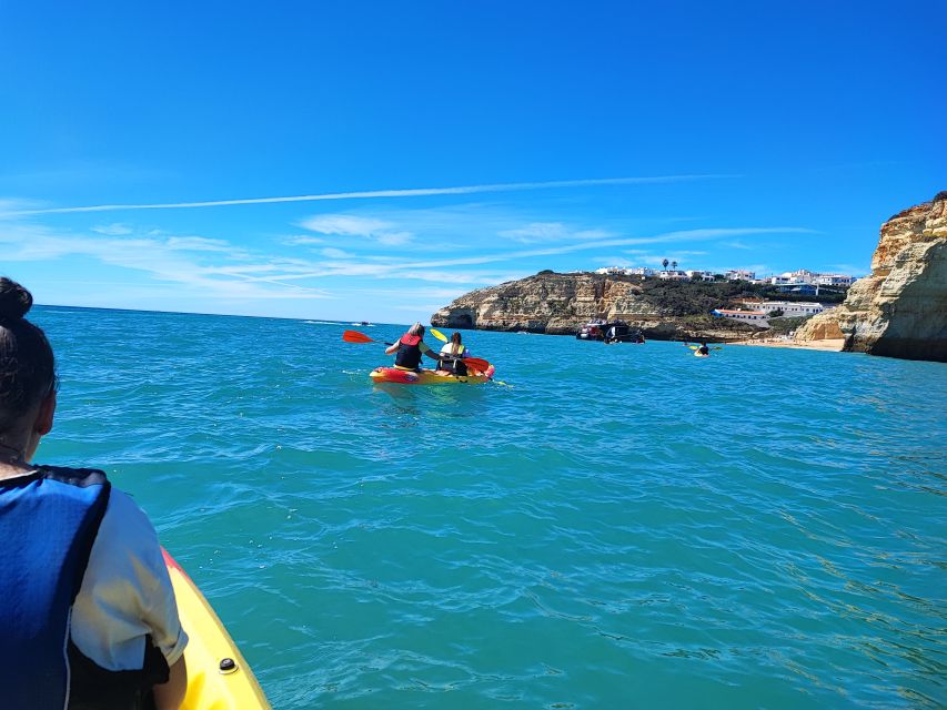 Benagil Cave: Guided Kayak Tour with Caves and Cliffs - More than four caves and a quiet beach