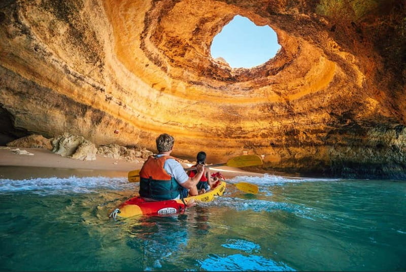 Benagil Cave - Kayak Guided tour - Marinha Beach and the final stretch