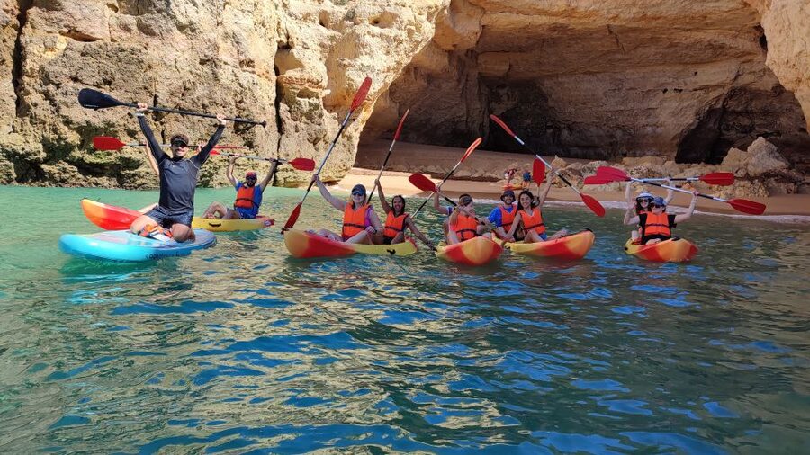 Benagil: Caves, Beaches, and Secret Spots Guided Kayak Tour - Group size, guides, and the human side of the trip
