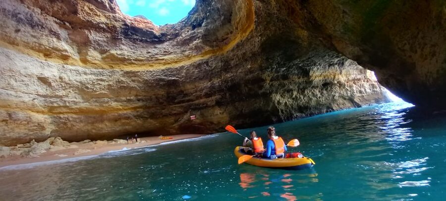 Benagil Caves: small group Kayaking Tour with a Local Guide - Meeting in Benagil, not at the beach