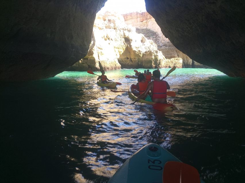 Benagil Caves: small group Kayaking Tour with a Local Guide - Smaller caves and beaches near Benagil